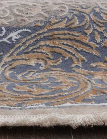 Турецкий ковер QATAR-33031-030-BLUE-OVAL