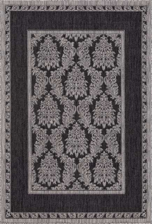 Ковёр VEGAS-S001-BLACK-GRAY-STAN