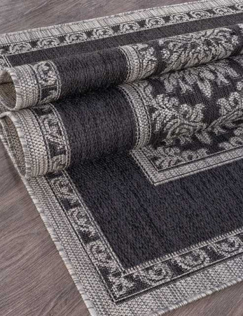 Ковёр VEGAS-S001-BLACK-GRAY-STAN