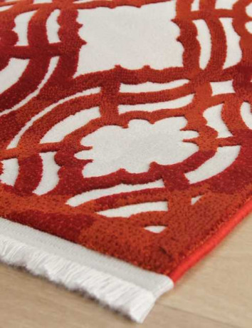 Турецкий ковер SARDES-TRUVA-08423R-RED-RED-STAN