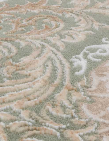 Турецкий ковер QATAR-33031-040-GREEN-OVAL