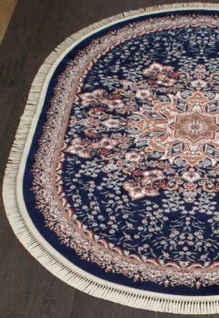 Ковёр ISFAHAN-D521-NAVY-OVAL