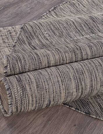 Ковёр VEGAS-S008-DARK-GRAY-OVAL