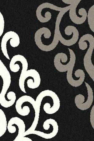 Прямоугольный ковер PLATINUM T628 BLACK