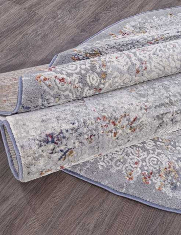 Турецкий ковер MARDAN-5044A-COKEN-D-GREY-BLUE-OVAL