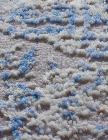 Турецкий ковер ARMINA-03879A-BLUE-BLUE-OVAL