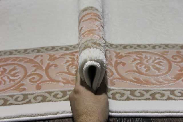 Турецкий ковер HUNKAR-D6514A-BEYAZ-BEYAZ-STAN