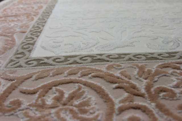 Турецкий ковер HUNKAR-D6514A-BEYAZ-BEYAZ-STAN