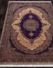 Иранский ковер QUM-625-BEIGE-STAN