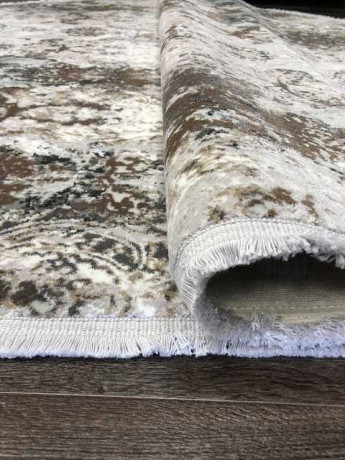 Турецкий ковер DOKU-9354B-GREY-BROWN-OVAL