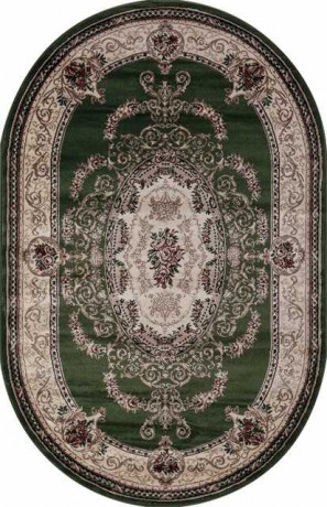 Ковёр COLIZEY-D058-GREEN-OVAL