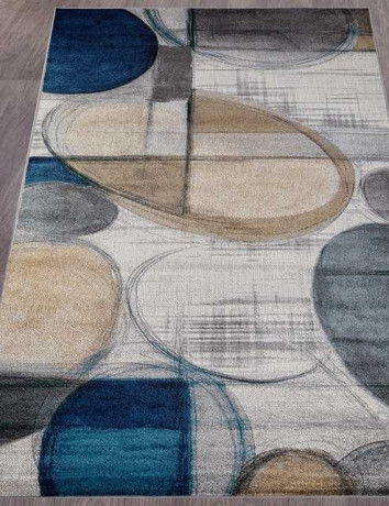 Ковёр LONDON-D817-GRAY-BLUE-STAN