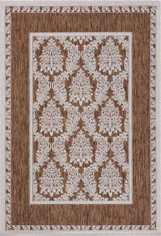 Ковёр VEGAS-S001-BROWN-CREAM-STAN