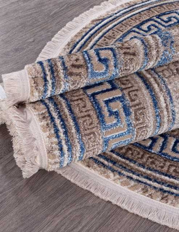 Турецкий ковер REGINA-O0274-030-BLUE-OVAL