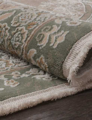 Турецкий ковер QATAR-33342-040-GREEN-OVAL