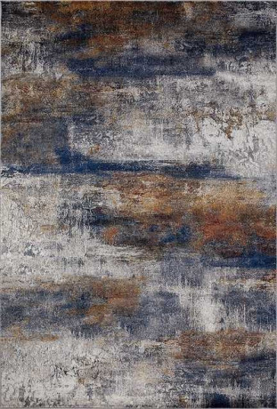 Ковёр LONDON-D821-GRAY-RED-STAN