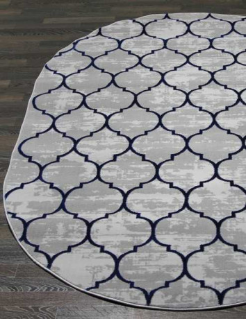 Турецкий ковер PACHA-07822G-POLY-C-A-GRI-POLY-OVAL