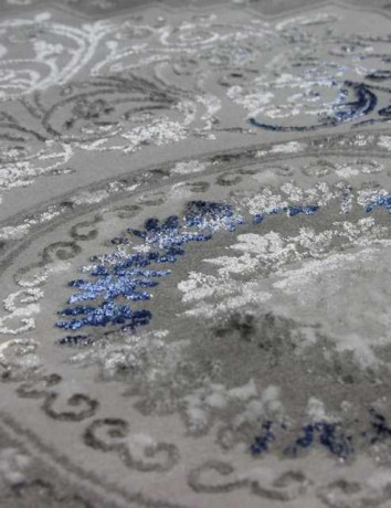 Турецкий ковер PACHA-07823G-POLY-C-GRI-POLY-C-OVAL