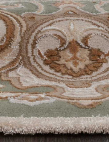 Турецкий ковер QATAR-33525-040-GREEN-OVAL