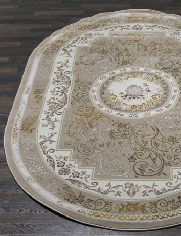 Турецкий ковер PACHA-07823Y-POLY-C-BEJ-POLY-C-OVAL