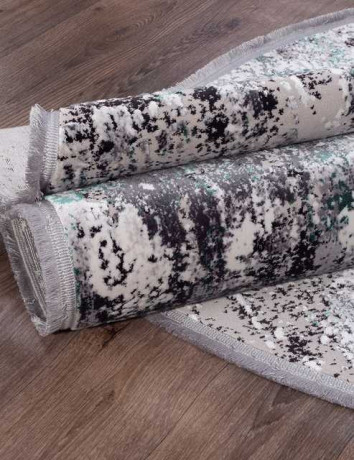 Турецкий ковер ROXANNE-17134-L-GREY-D-GREY-OVAL