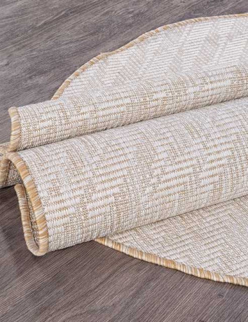 Ковёр VEGAS-S112-CREAM-OVAL