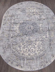 Турецкий ковер MARDAN-5106A-COKEN-D-GREY-BLUE-OVAL