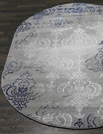 Турецкий ковер PACHA-07824G-POLY-C-GRI-POLY-C-OVAL