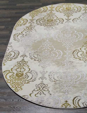 Турецкий ковер PACHA-07824Y-POLY-C-BEJ-POLY-C-OVAL